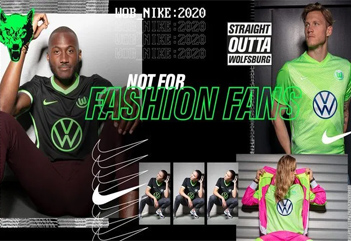 Wolfsburg football shirts 2020-21